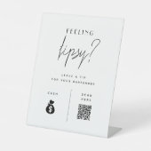 Tippen Sie auf QR-Code-Zeichen für Ihren Barkeeper Sockelschild (Vorderseite)