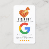 Tippen Sie hier, um Google Pizza Restaurant zu bew Visitenkarte (Vorderseite)
