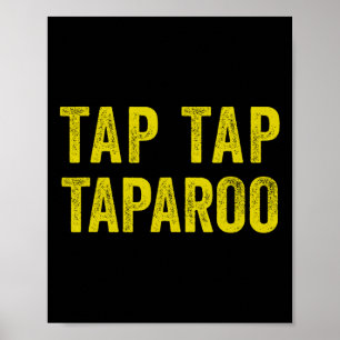 Tippen Taparoo Motivationshockey Spaß Männer Fraue Poster