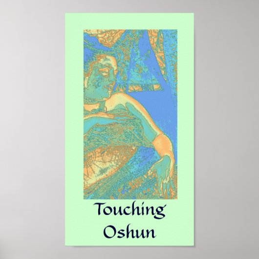 Tippen von Oshun Poster Print (Vorne)