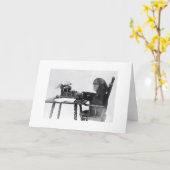 Tippenaffe Karte (Gelbe Blume)