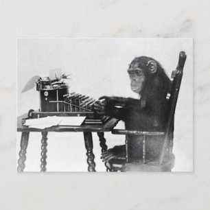 Tippenaffe Postkarte