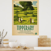 Tipperary Ireland, Retro Irish Travel Advert Poster (Küche)