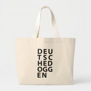 Tippfehler: Deutsche Dogge Jumbo Stoffbeutel