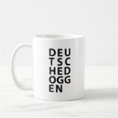 Tippfehler: Deutsche Dogge Kaffeetasse (Links)