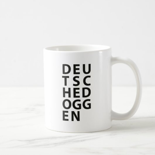 Tippfehler: Deutsche Dogge Kaffeetasse (Rechts)