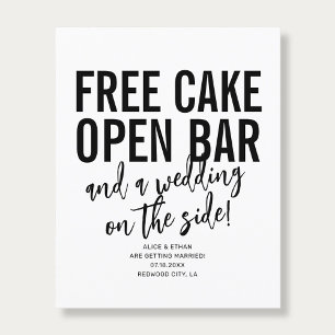 Tippfehler-QR-Code Kostenlose Torte Hochzeit Termi Flyer