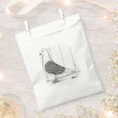 Tippler Schild Markierte Taube Geschenktütchen (Ausgeschnitten)