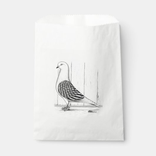 Tippler Schild Markierte Taube Geschenktütchen (Vorderseite)