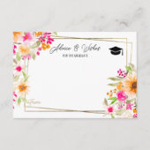 Tipps für den Blumengoldsommer Abschluss Wünsche Begleitkarte (Vorderseite)