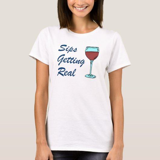 Tipps für einen echten Wein T-Shirt (Vorderseite)