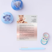 Tipps nach einer Gesichtsbehandlung 4,5"x5,6" Flyer (Einzeln)