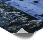 Tipps nach oben // Skilift Riding Blauer Berg Poster (Ecke)