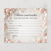 Tipps und Brautparty-Karte (Vorderseite)