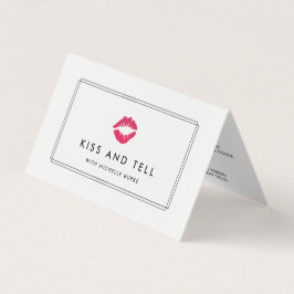 Tipps und Tricks für den Kiss Lip-Produktvertrieb Visitenkarten