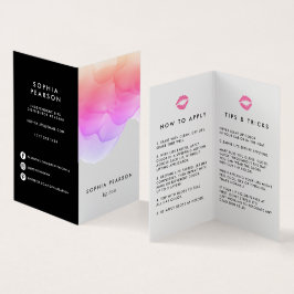 Tipps und Tricks für den Vertrieb von Aquarell Lip Visitenkarten