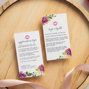 Tipps und Tricks für kundenspezifische Lip-Produkt Visitenkarte