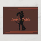 Tipps und Wünsche für Brautparty-Karten für Couple Flyer (Hinten)