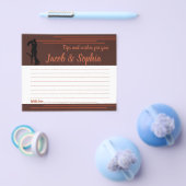 Tipps und Wünsche für Brautparty-Karten für Couple Flyer (Einzeln)