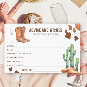 Tipps und Wünsche für eine westliche Brautparty Briefpapier
