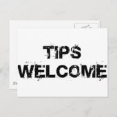 Tipps - Willkommen Postkarte (Vorne/Hinten)