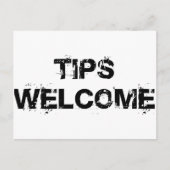 Tipps - Willkommen Postkarte (Vorderseite)