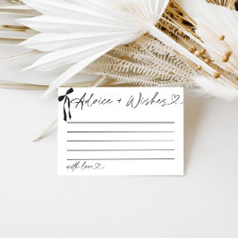 Tipps & Wünsche Duschspielschwarzer Bow Begleitkarte