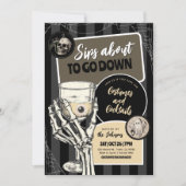 Tipps zum Abstieg des erwachsenen Halloween-Party Einladung (Vorderseite)