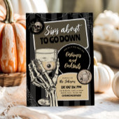 Tipps zum Abstieg des erwachsenen Halloween-Party Einladung