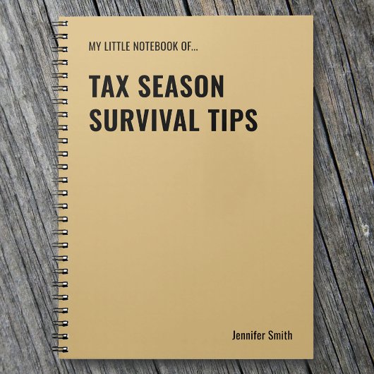 Tipps zum Überleben der Steuersaison - CPA Notizblock