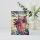 Tipps zur Abstrakten Collage der Mixed-Media-Mode Postkarte (Stehend Vorderseite)