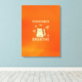 Tipps zur Selbstversorgung - Denken Sie daran, zu Leinwanddruck (Insitu (Holzboden))