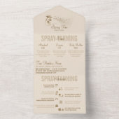 Tipps zur Spritzbräunung nach der Pflege All In One Einladung (Innen Boden)