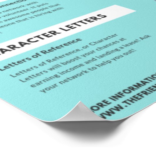 Tipps zur zweiten Chance Anstellung Felon Friendly Poster (Ecke)