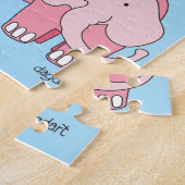 Tippy Toes Elephant Big Piece Puzzle (Seite)