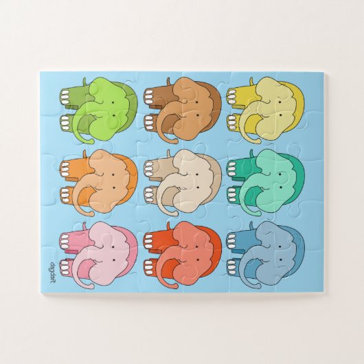 Tippy Toes Elephant Big Piece Puzzle (Horizontal)