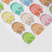 Tippy Toes Elephant Seidenpapier (Detail)