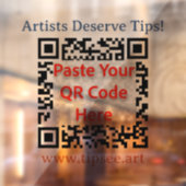 TipSee Member Window Cling Decal (transparent) Fensteraufkleber (Blatt 2)