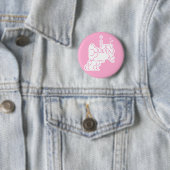 Tipsie, Betrunken rosa Elefant Button (Beispiel)