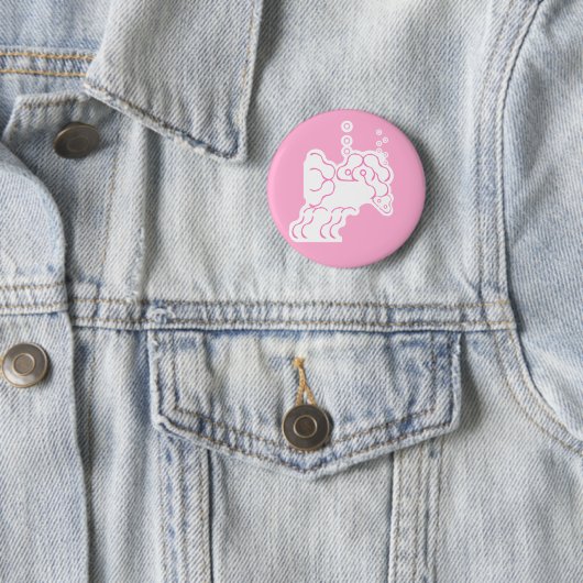 Tipsie, Betrunken rosa Elefant Button (Beispiel)