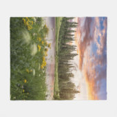Tipsoo See vom Mount Rainier Fleecedecke (Vorderseite (Horizontal))