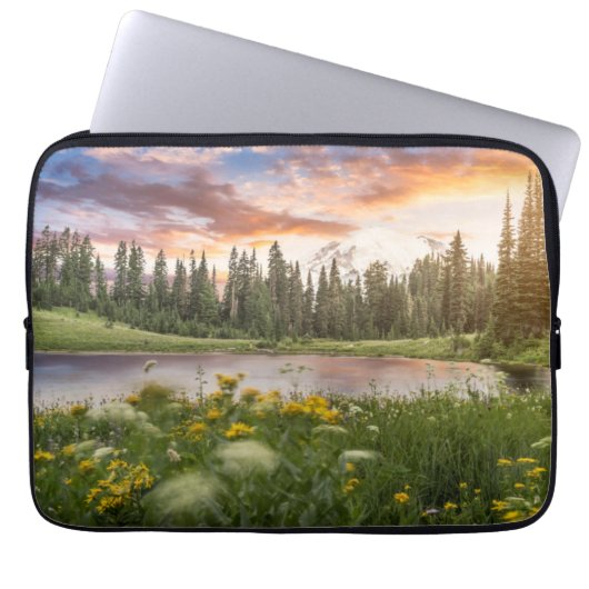 Tipsoo See vom Mount Rainier Laptopschutzhülle (Vorderseite)