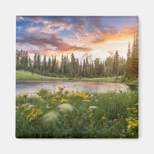 Tipsoo See vom Mount Rainier Magnet