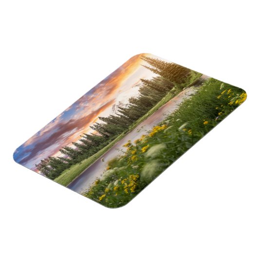 Tipsoo See von Mt.Rainier Magnet (Linke Seite)