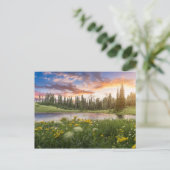 Tipsoo See von Mt.Rainier Postkarte (Stehend Vorderseite)