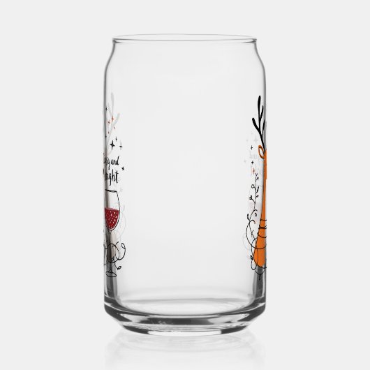 Tipsy and Bright Reindeer Dosenglas (Rechts)