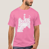 Tipsy, Betrunken rosa Elefantensche T - Shirt (Vorderseite)