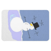 Tipsy der Schneemann Magnet (Horizontal)