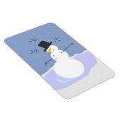 Tipsy der Schneemann Magnet (Rechte Seite)