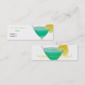 Tipsy dünne Visitenkarte (Vorne/Hinten)